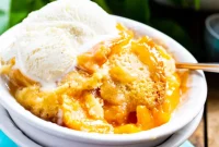 Set-It-and-Forget-It Peach Cobbler