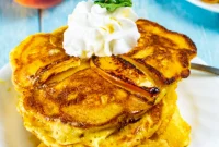 Luscious Peach Pancakes