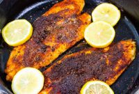 Blackened Catfish with Tangy Comeback Sauce