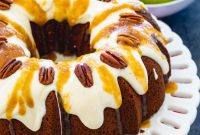 Luscious Caramel Apple Pound Cake