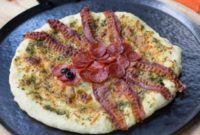 Spooky Spider Pizzas