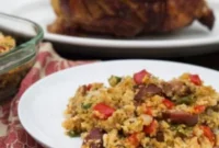 Savory Andouille Sausage Cornbread Stuffing