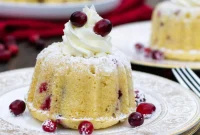 Luscious Almond Cranberry Mascarpone Cake