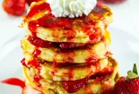 Strawberry Shortcake Flapjacks