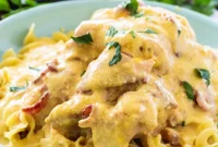 Bacon and Sour Cream Slow Cooker Chicken