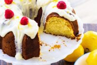 Zesty Lemon Cream Cheese Pound Cake