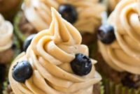 Luscious Blueberry Maple Cupcakes