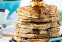 Ultimate Chocolate Chip Zucchini Bread Pancakes