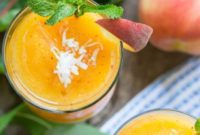 Tropical Peach Coconut Daiquiri