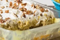 Tropical Hummingbird Poke Cake