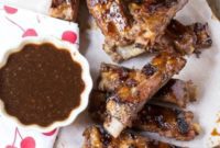 Sticky Cherry Cola Ribs