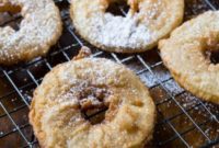 Crispy Beer Battered Apple Rings