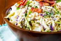 Tangy Blue Cheese Bacon Slaw