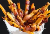 Golden Sweet Potato Bacon Bites