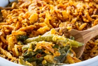 Mouthwatering Cheesy Green Bean Bake