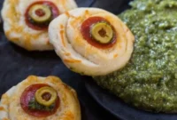 Ghoulish Gaze Pizzas