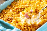 Cheesy Ham and Potato Casserole