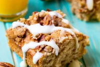 Rum Caramel Banana Coffee Cake
