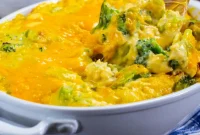Cheesy Broccoli Rice Bake