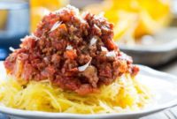 Spicy Meat Ragu with Spaghetti Squash