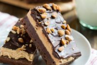 Decadent Triple-Layer Chocolate Peanut Butter Bars