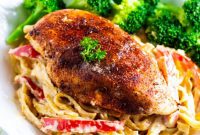 Creamy Blackened Chicken Fettuccine