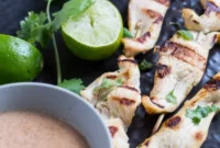 Creamy Almond Chicken Satay