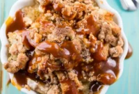 Decadent Peanut Butter Banana Bread Pudding