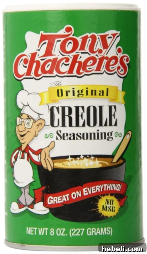 No-Fuss Shrimp Creole 4 Jar of Tony Chachere's Original Creole Seasoning