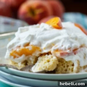 Peach Bourbon Tres Leches Cake