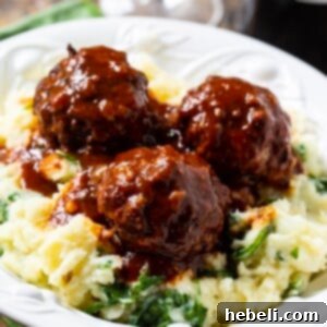 Braised Meatballs in Red Wine Gravy