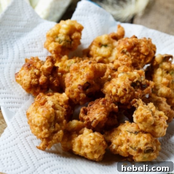 Corn Fritters make a delicious summer appetizer.