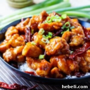 General Tso's Chicken. Much better than take out!