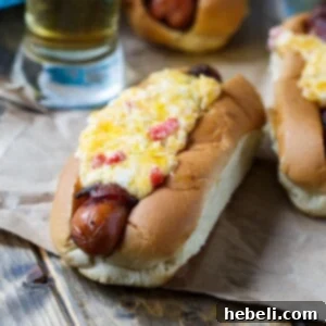 Bacon-Wrapped Hot Dogs with Pimento Cheese