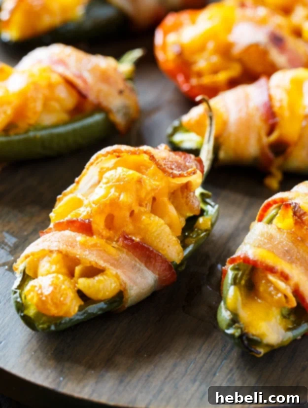 Mac and Cheese Jalapeno Poppers appetizer