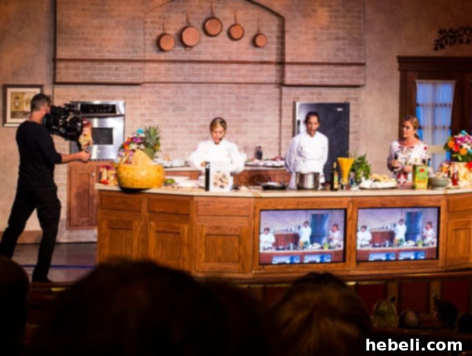 Ruby Princess cooking demo Cat Cora