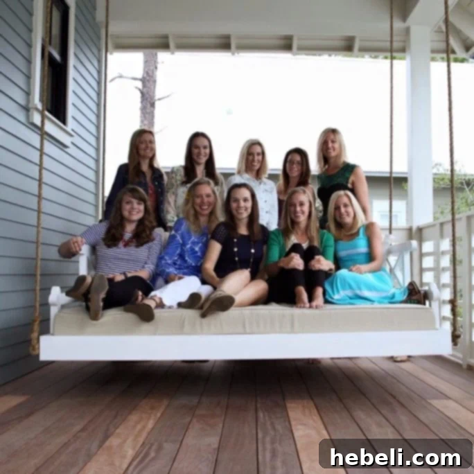 Group photo of food bloggers at Watercolor Resort during the retreat