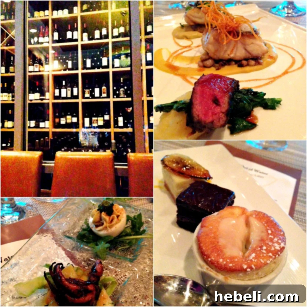 Elegant dining setup at The Watercolor Inn restaurant