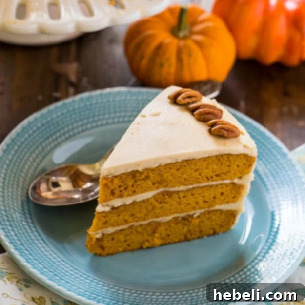 Golden Butterscotch Pumpkin Bliss 2 Rich Butterscotch Pumpkin Cake with creamy butterscotch icing on a serving plate, ready to be enjoyed