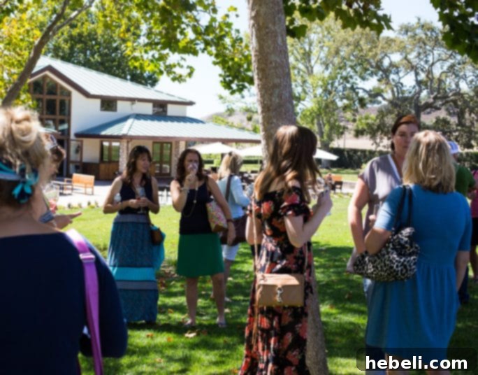 The Fess Parker Winery tasting room or event space, beautifully decorated and ready for guests
