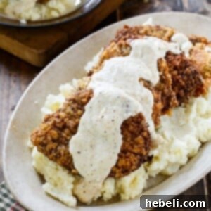 Chicken Fried Steak with White Gravy