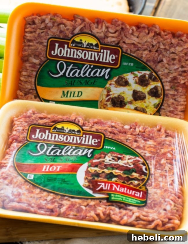 Johnsonville Ground Italian Sausage Packages