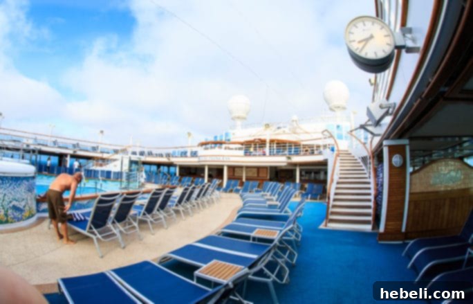 Experience the Best with Princess Cruises 2 Ruby Princess Pool Deck #ComeBackNew