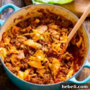 Unstuffed Cabbage Rolls finished recipe