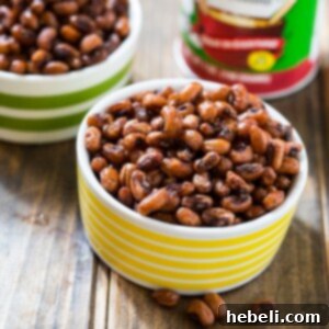 Crispy and spicy Roasted Black-Eyed Peas in a small dish.