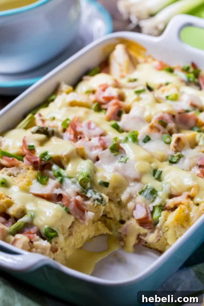 Easy and delicious Eggs Benedict Casserole, a crowd-pleaser for any brunch.