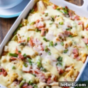 Eggs Benedict Casserole: a delicious and easy make-ahead brunch recipe.