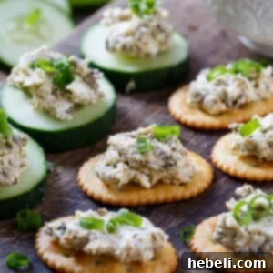 Smoked Oyster Spread, a quick and delicious 4-ingredient appetizer for parties.