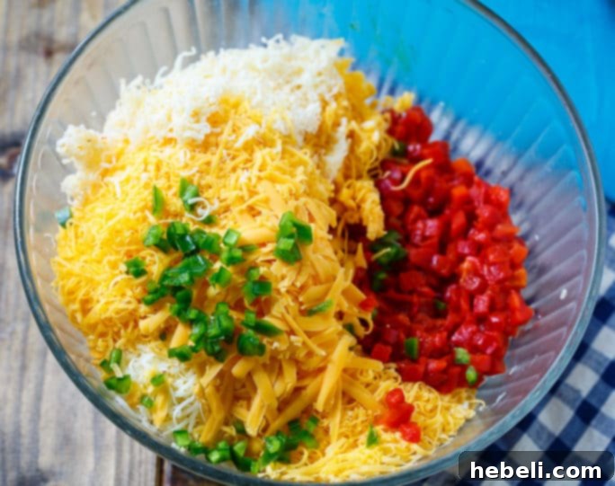 Kickin' Tex-Mex Pimento Cheese 5 This Tex-Mex inspired pimento cheese boasts rich Southwestern flavors with the addition of jalapeños and unique spices.