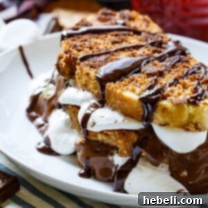 S'mores French Toast ready to be served